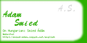 adam smied business card